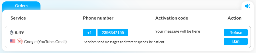Receiving SMS for Google verification
